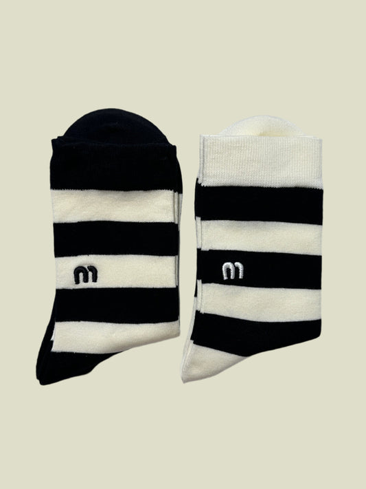 Bold Stripe Modal women's Crew Socks