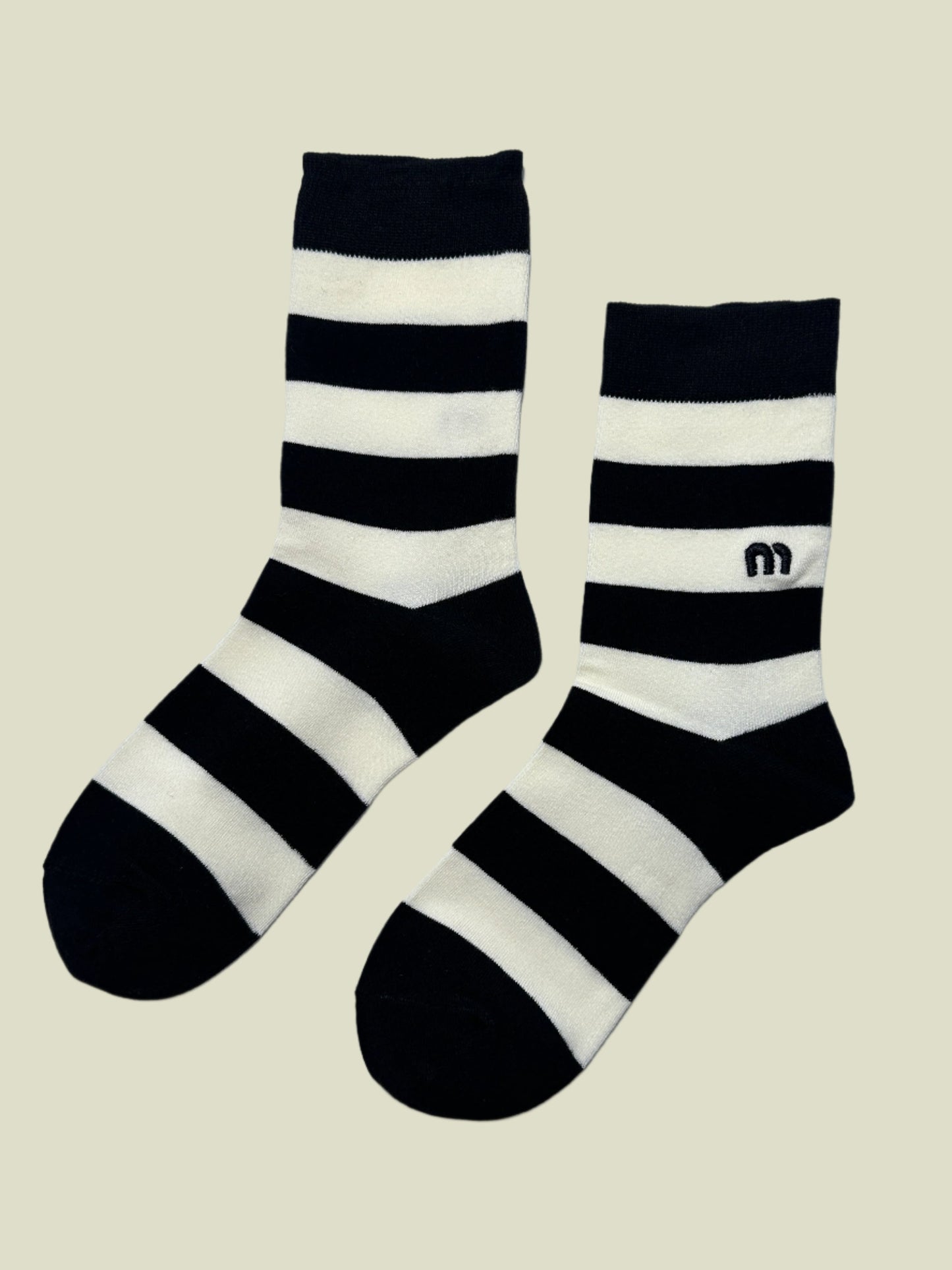 Bold Stripe Modal women's Crew Socks