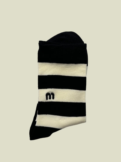 Bold Stripe Modal women's Crew Socks