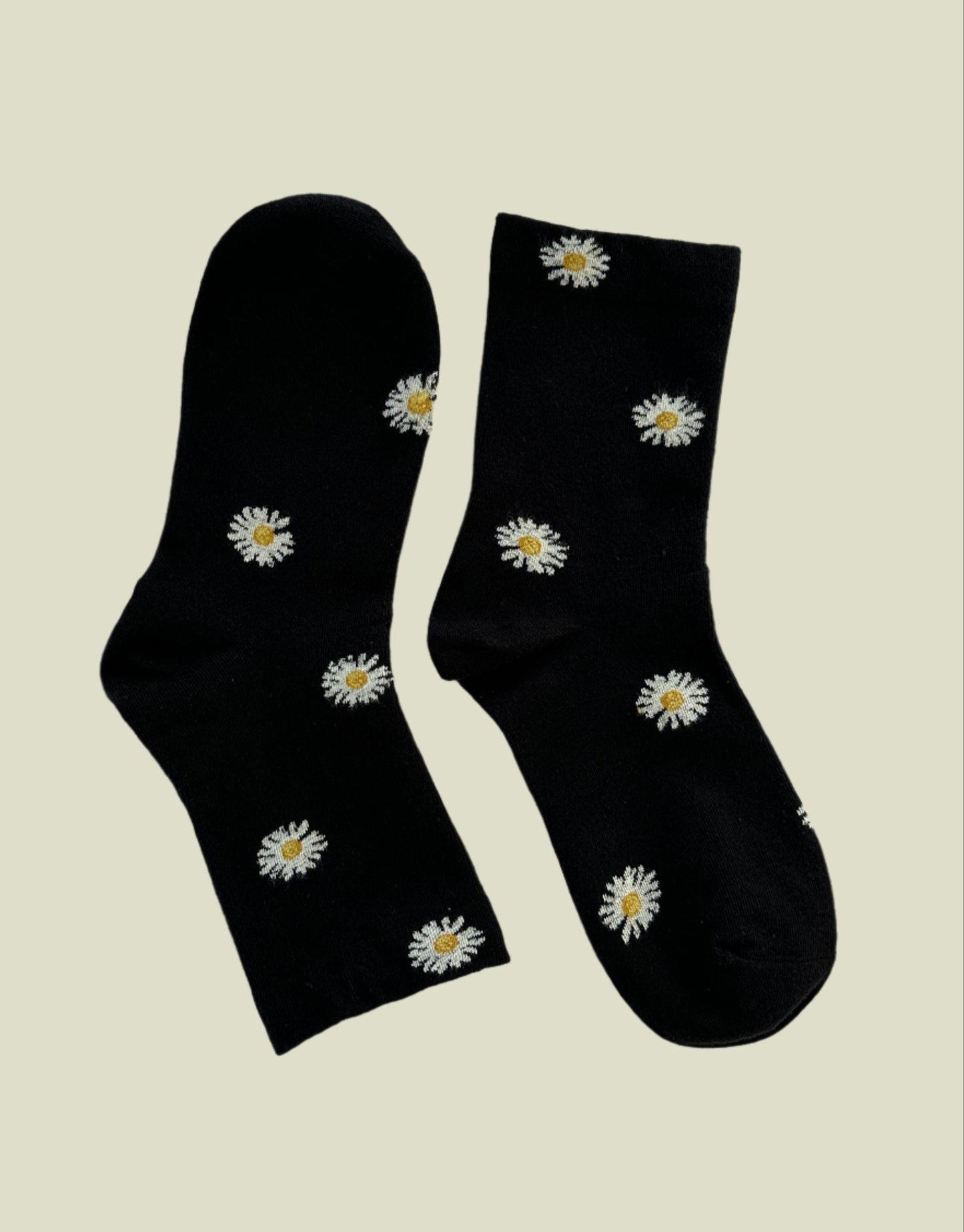 Sunny Daisy Socks Crew Women's Socks