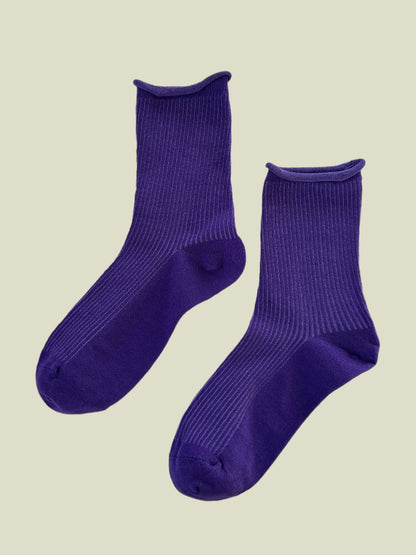 Rainbow Series Women's Crew Socks - Lavender Glow