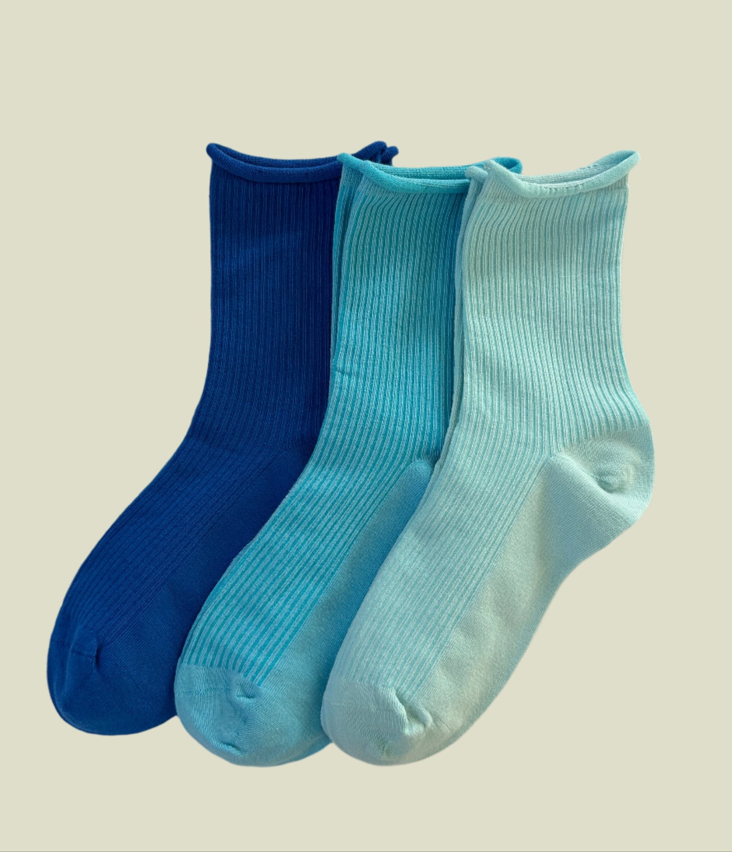 Rainbow Series Women's Crew Socks - Ocean Breeze