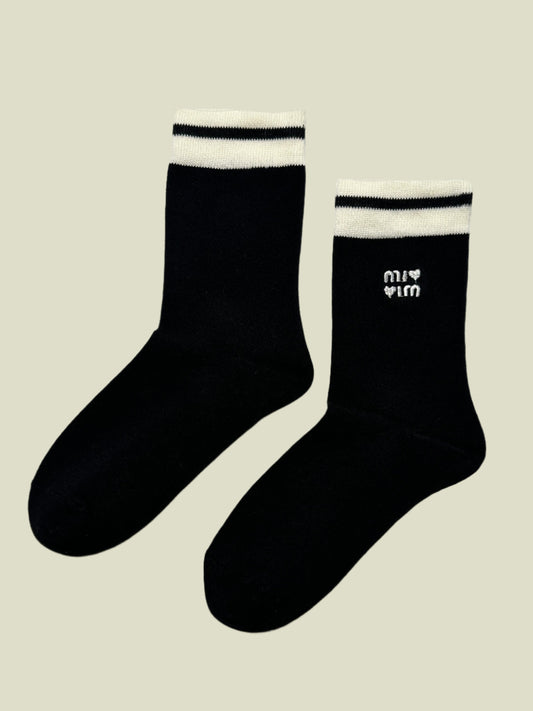 M-Series Retro Stripe women's Crew Socks