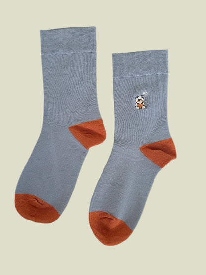 Follow the Bear Series Women's Modal Crew Socks