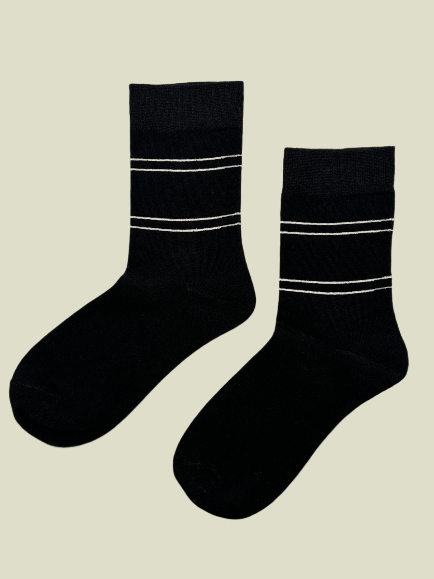 Classic Striped Modal Women's Crew Socks